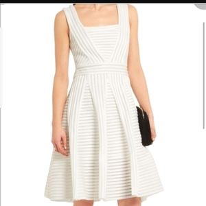 Maje Rodez Mesh-Stripe Dress